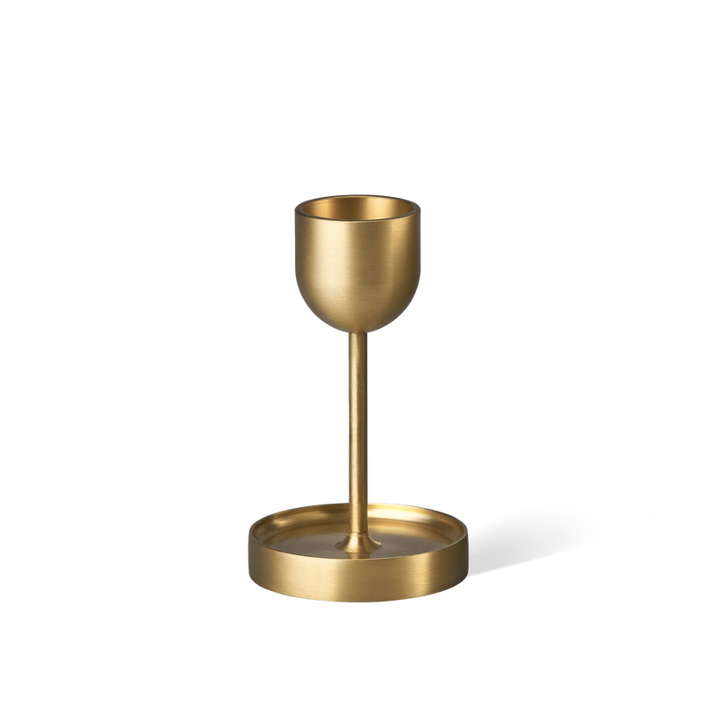 Fountain Brass Candle Holder-Medium