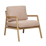 Sketch Nysse Occasional Chair - Woven Red Clay - Light Oak