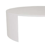 Oberon Crescent Coffee Table - White Ash Grain - 900 X 900