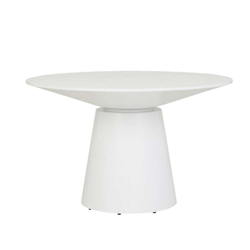 Classique Round Dining Tables - White Grain Ash - 1.2 x 1.2