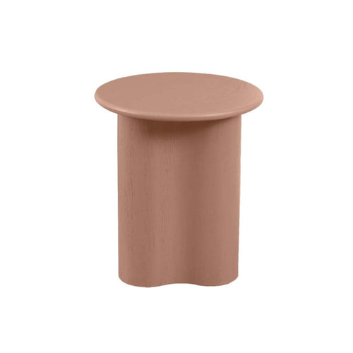 Artie Wave Side Table - Washed Terracotta