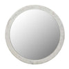 Rufus Round Mirror - Grey Vein Marble