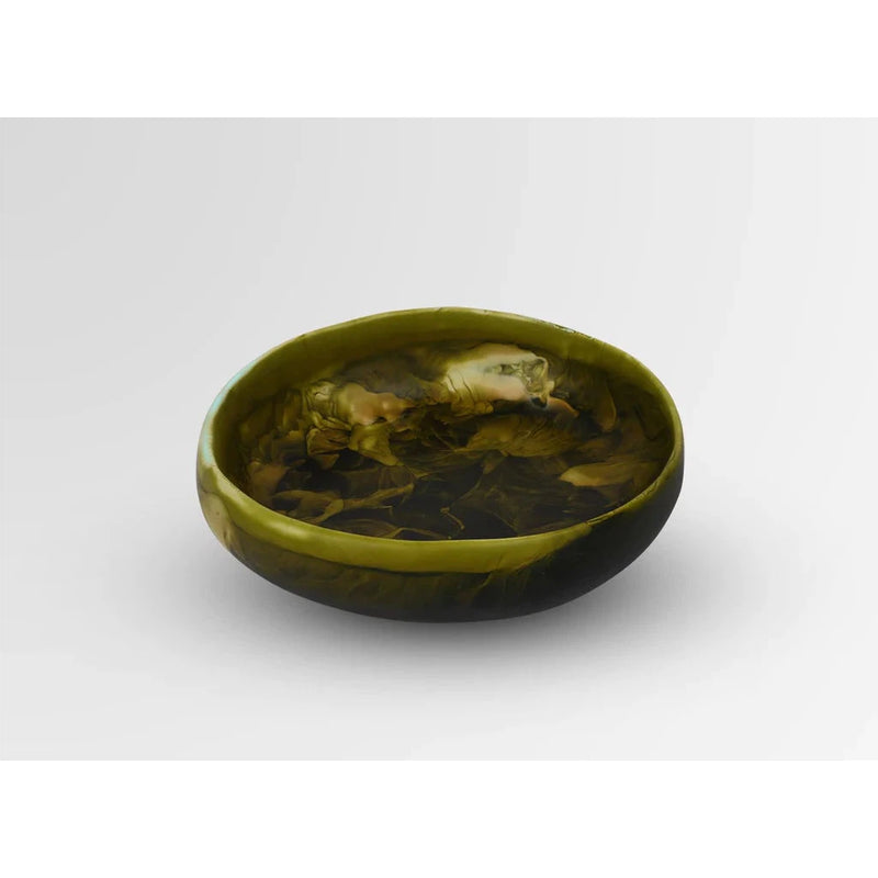 Small Resin Earth Bowl - Malachite