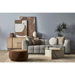 Vittoria Olive 3 Seater Sofa - Buttermilk Tweed