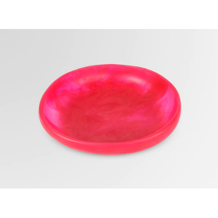 Medium Resin Earth Bowl - Flamingo