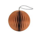 Clay Paper Sphere Ornament - H8.5cm