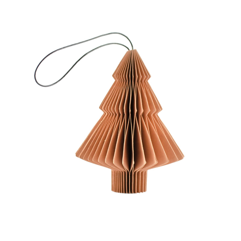 Clay Paper Tree Ornament - H10cm