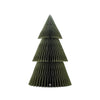 Deluxe Tree Olive Green w Silver Glitter - 31cm