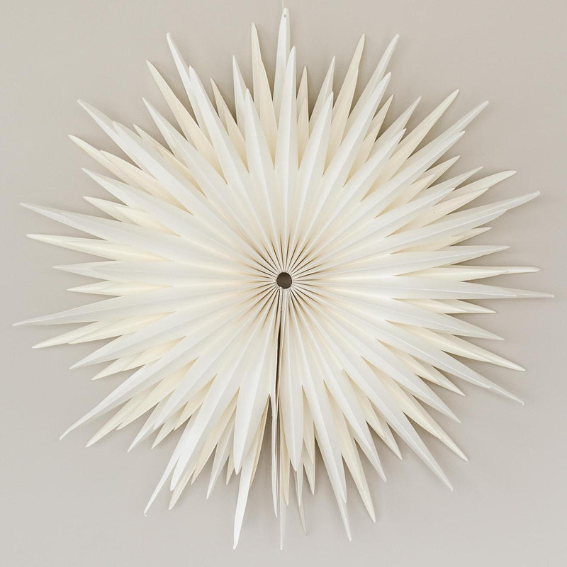 Window & Wall Hanging Star Ornament Off-White - D70cm