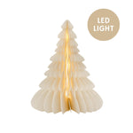 Tree Standing Off-White with Led Light - 30cm