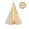 Tree Standing Off-White with Led Light - 36cm