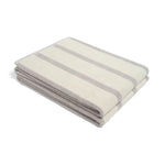 Bath Towel - Butter/Stone - Bold Stripe