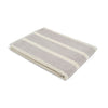 Bath Towel - Butter/Stone - Bold Stripe