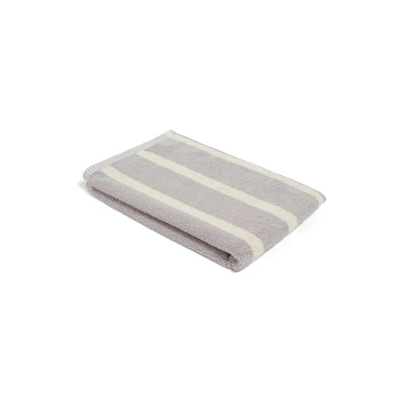 Hand Towel - Butter/Stone - Bold Stripe