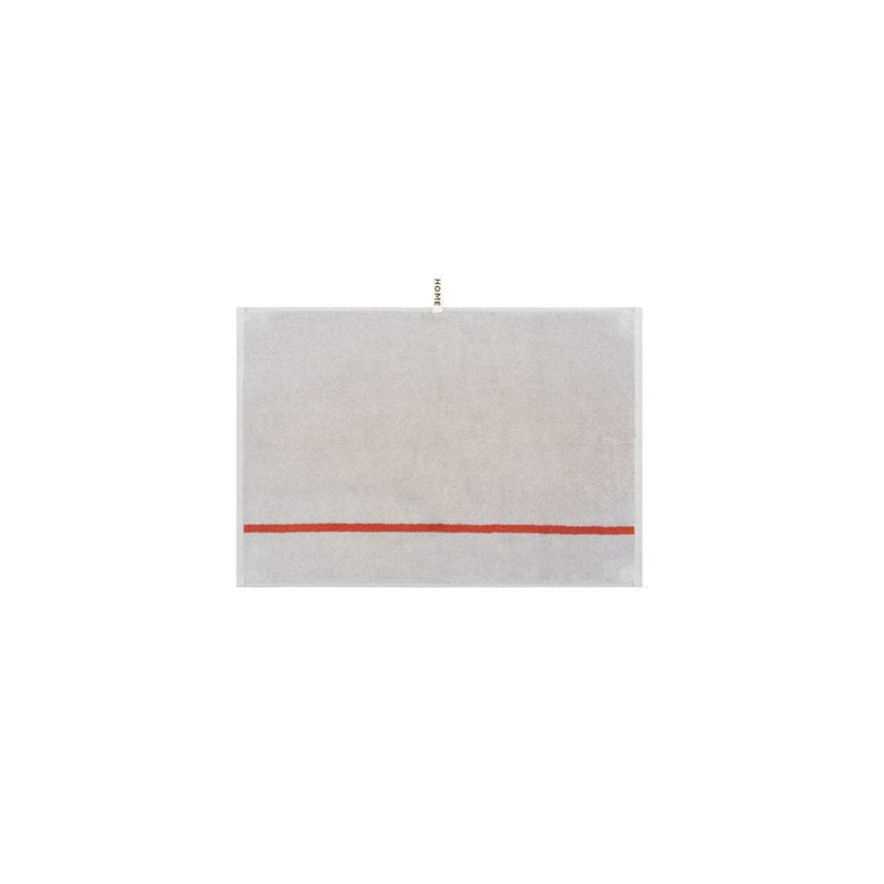 Hand Towel - Terracotta/Stone - Simple Stripe