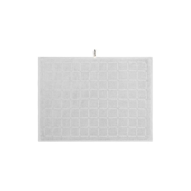 Bath Mat - Stone - Raised Grid