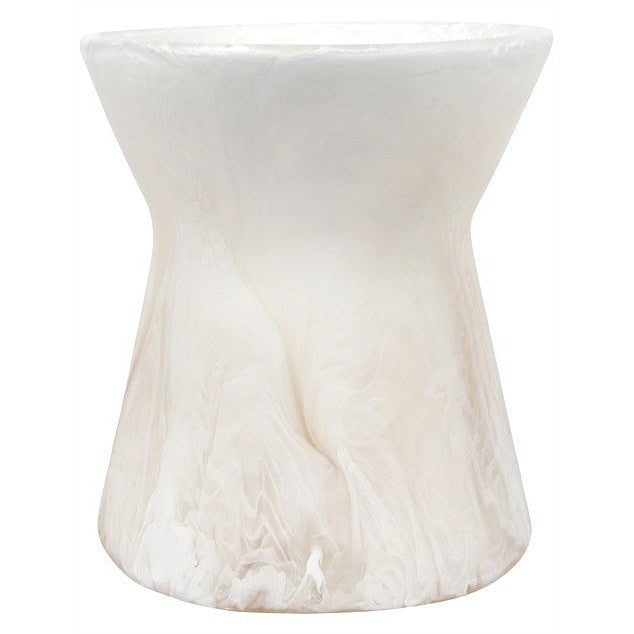 Large Bow Vase - Chalk Swirl