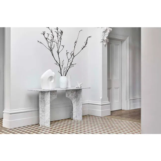 Rufus Converge Sculpture - White Marble