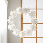 Papr Wreath Off-White - D43cm