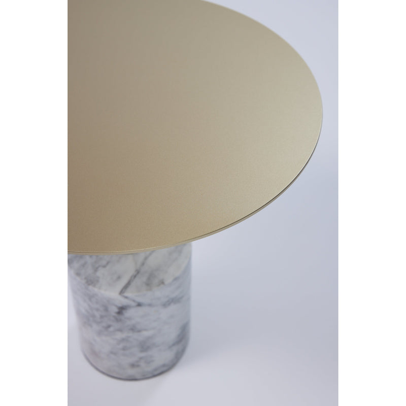 Kmode - Aura Side Table - Gold/White