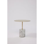 Kmode - Aura Side Table - Gold/White