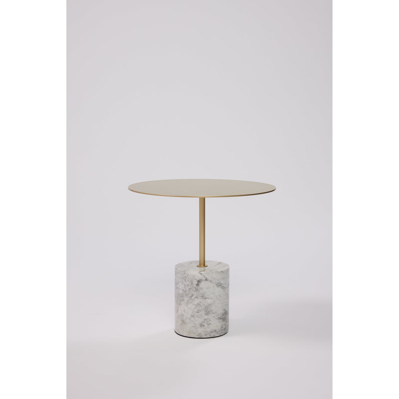 Kmode - Aura Side Table - Gold/White