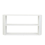 Classique Low Oval Shelf - White Grain Ash