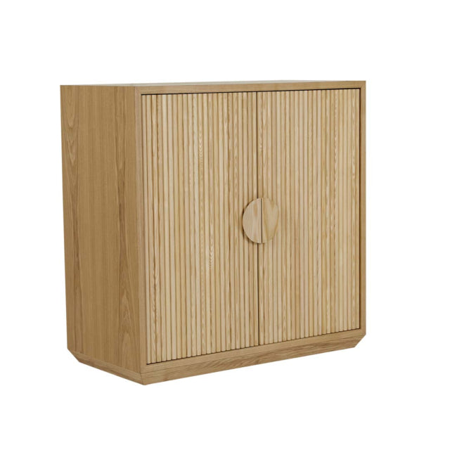 Benjaminn Ripple Storage Unit - Natural Ash