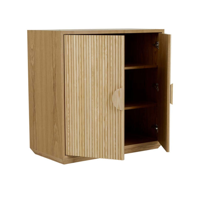 Benjaminn Ripple Storage Unit - Natural Ash