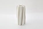 Box Pleat Vase Ivory