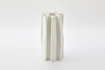 Box Pleat Vase Ivory