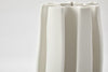 Box Pleat Vase Ivory