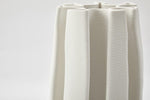 Box Pleat Vase Ivory
