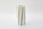 Box Pleat Vase Ivory