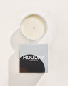 Limited Edition Holiday Flannel Flower Silver Candle 280g