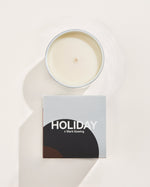 Limited Edition Holiday Flannel Flower Silver Candle 280g