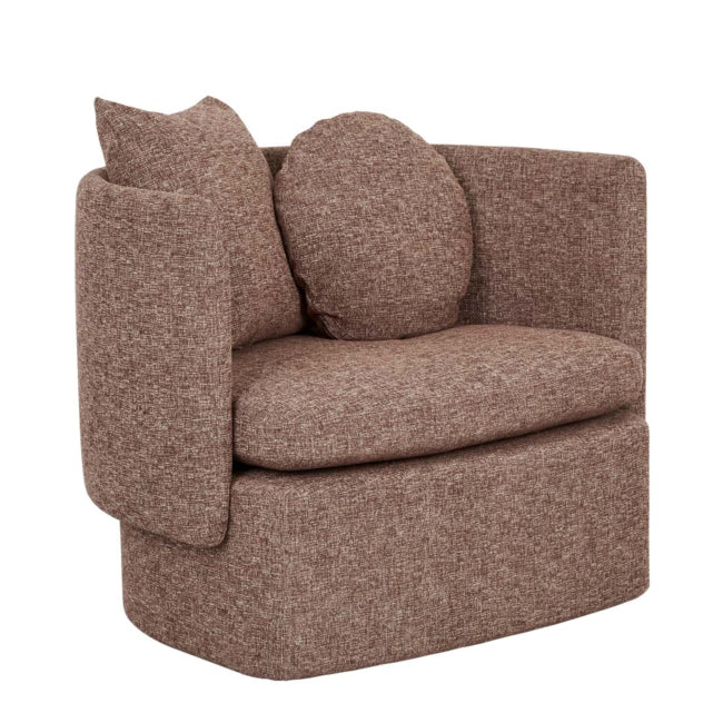 Hugo Bow Grand Occasional Chair - Cinnamon Speckle