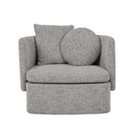 Hugo Bow Grand Occasional Chair - Moon Rock