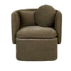 Hugo Bow Occasional Chair - Copeland Olive