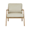 Tolv Nysse Occasional Chair - Limestone Leather - Light Oak