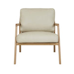 Tolv Nysse Occasional Chair - Limestone Leather - Light Oak