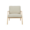 Sketch Nysse Occasional Chair - Milk Boucle - Light Oak