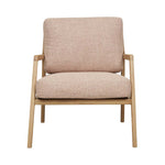 Sketch Nysse Occasional Chair - Woven Red Clay - Light Oak