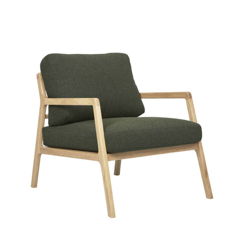 Tolv Nysse Occasional Chair - Seaweed - Light Oak