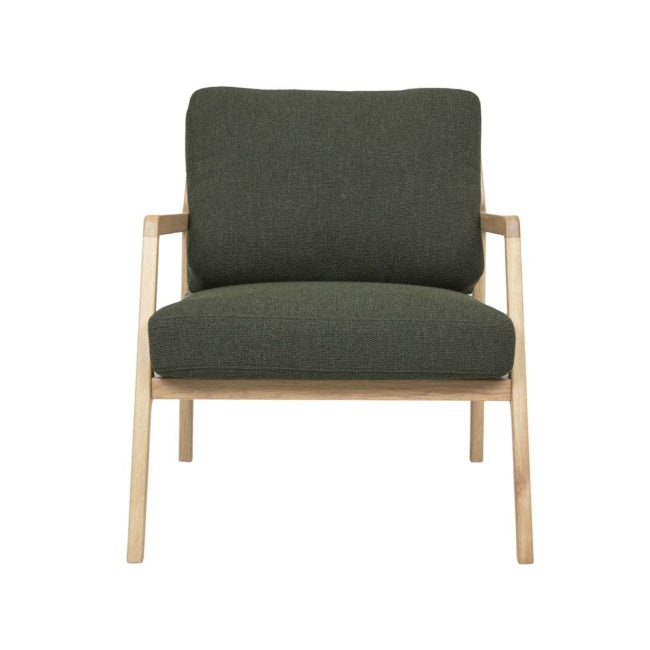 Tolv Nysse Occasional Chair - Seaweed - Light Oak