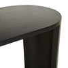 Classique Oval Console - Matt Dark Oak