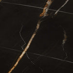 Artie Coffee Tables - Black Vein Marble - Matt Black Oak