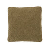 Hugo Square Cushion - Moss Sherpa - Driftwood