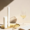 Wide Column Pillar Candle - Cream White