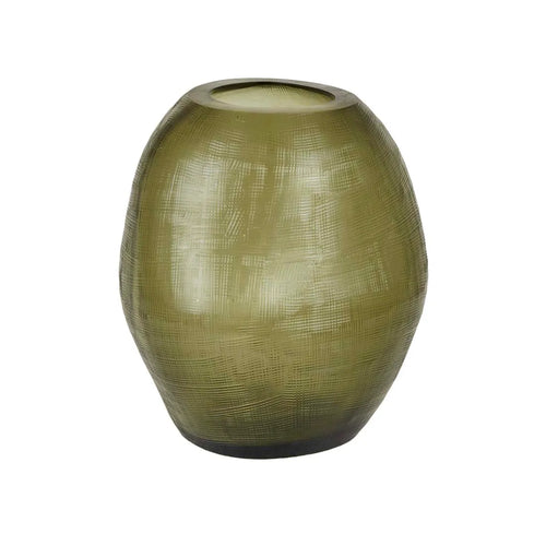 Boden Form Small Vase - Olive Green
